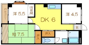 一之江駅 徒歩14分 2階の物件間取画像